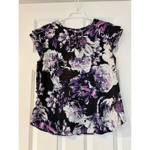 Women's Ann Taylor Short Sleeve Blouse, Size Medium